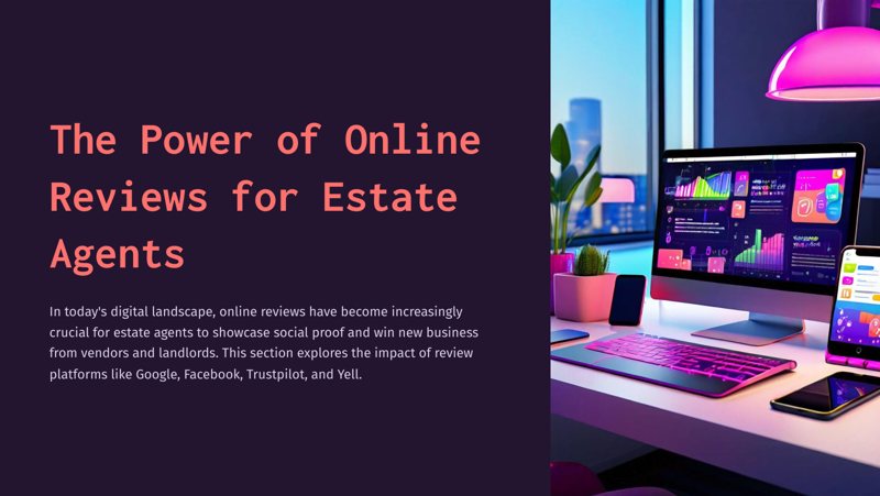 Cover of The Power of Online Reviews for Estate Agents